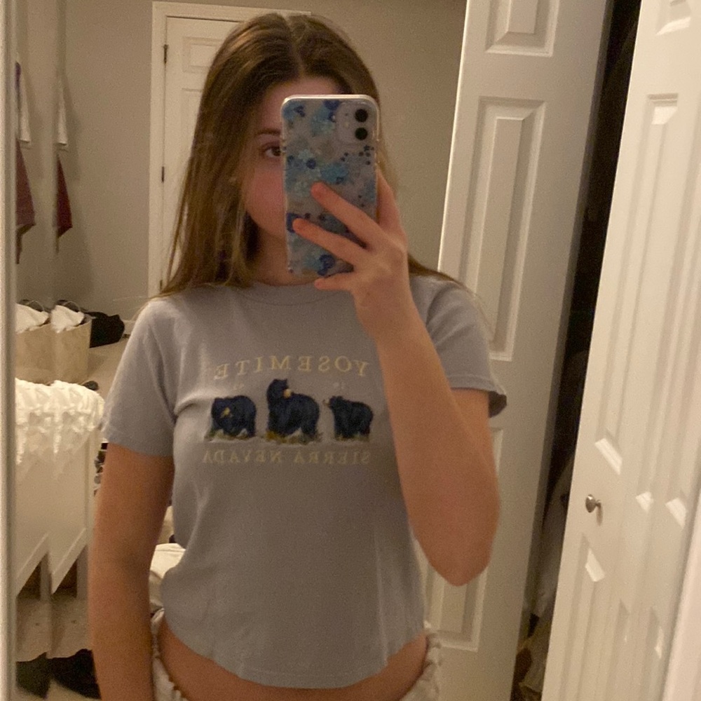 brandy melville baby tee